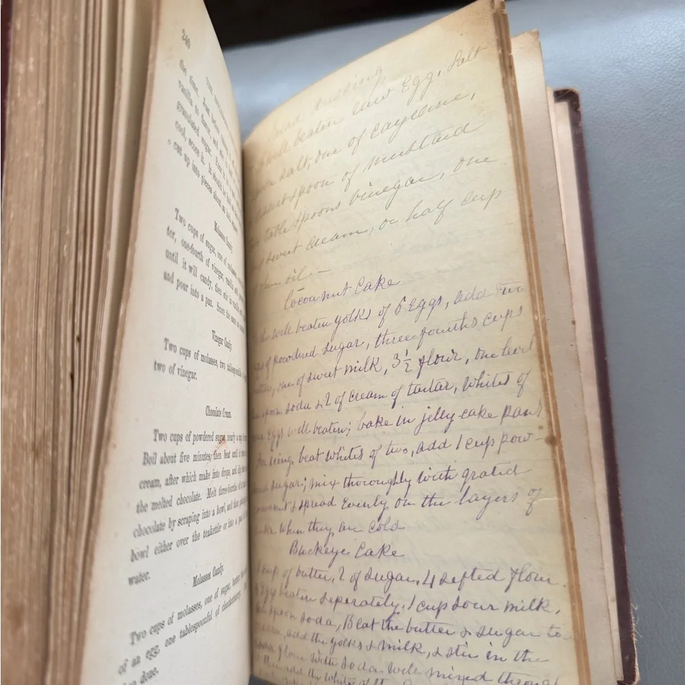 The Appledore Cookbook Practical Receipts 1880 Hardcover‎ Vintage Rare Antique